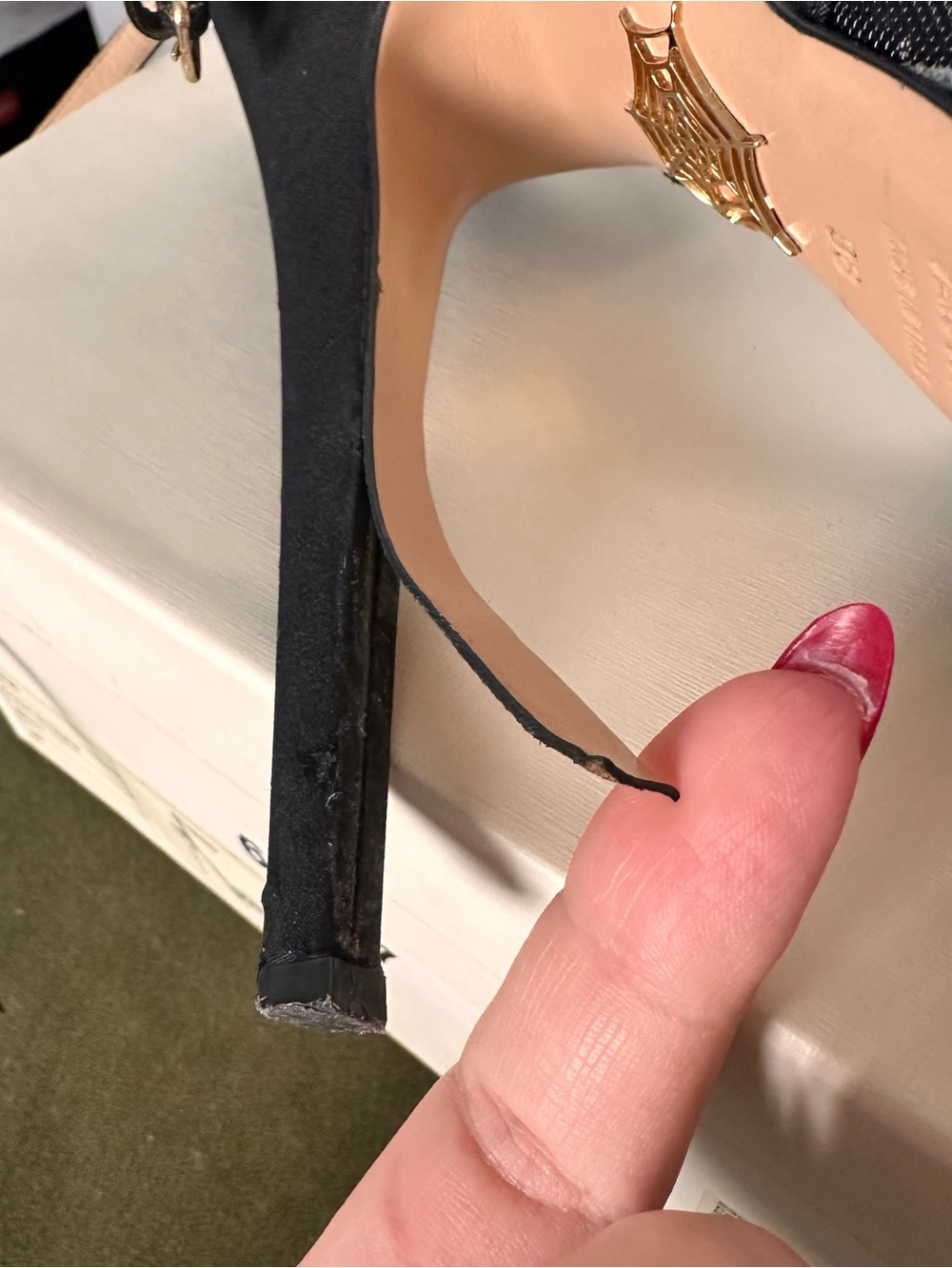 Charlotte Olympia Limited Edition Paris Platform Heels Black Size 38 - Picture 6 of 9